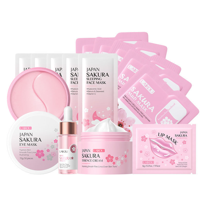 The Sakura Bloom Ritual Set — 11-Piece Brightening & Hydration System