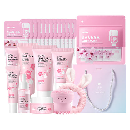 The Sakura Bloom Ritual Set — 11-Piece Brightening & Hydration System